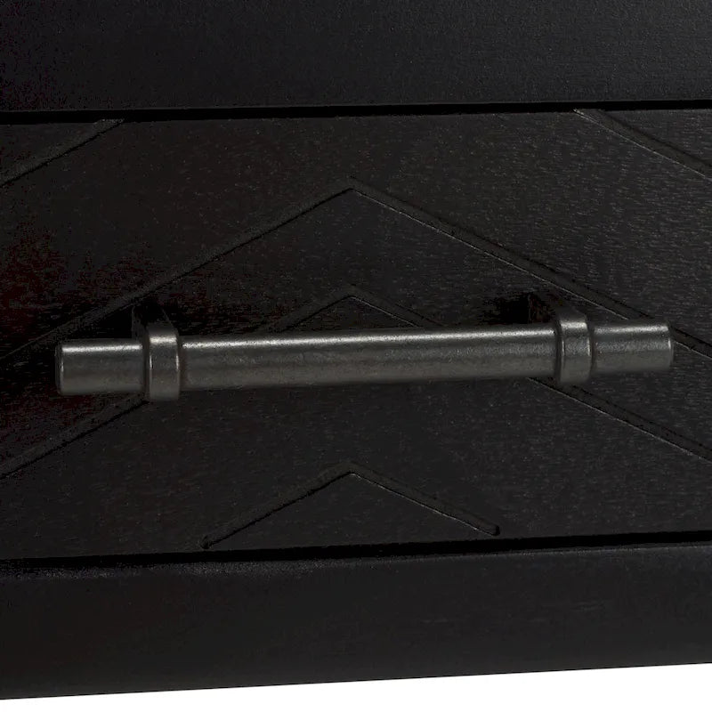 Escritorio de 2 cajones (Negro / Gris Topo / Gris Desgastado / Blanco) – 1 persona