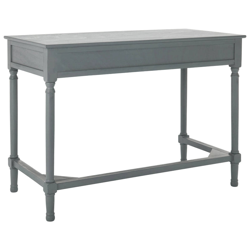 Escritorio de 2 cajones (Negro / Gris Topo / Gris Desgastado / Blanco) – 1 persona
