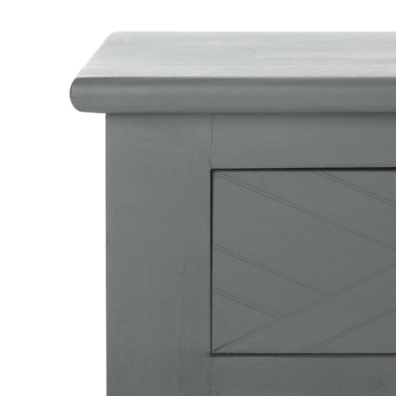 Escritorio de 2 cajones (Negro / Gris Topo / Gris Desgastado / Blanco) – 1 persona