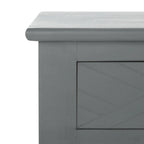Escritorio de 2 cajones (Negro / Gris Topo / Gris Desgastado / Blanco) – 1 persona