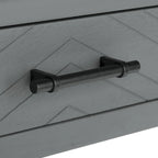 Escritorio de 2 cajones (Negro / Gris Topo / Gris Desgastado / Blanco) – 1 persona