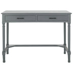 Escritorio de 2 cajones (Negro / Gris Topo / Gris Desgastado / Blanco) – 1 persona