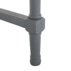Escritorio de 2 cajones (Negro / Gris Topo / Gris Desgastado / Blanco) – 1 persona