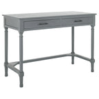 Escritorio de 2 cajones (Negro / Gris Topo / Gris Desgastado / Blanco) – 1 persona