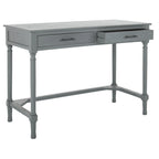 Escritorio de 2 cajones (Negro / Gris Topo / Gris Desgastado / Blanco) – 1 persona