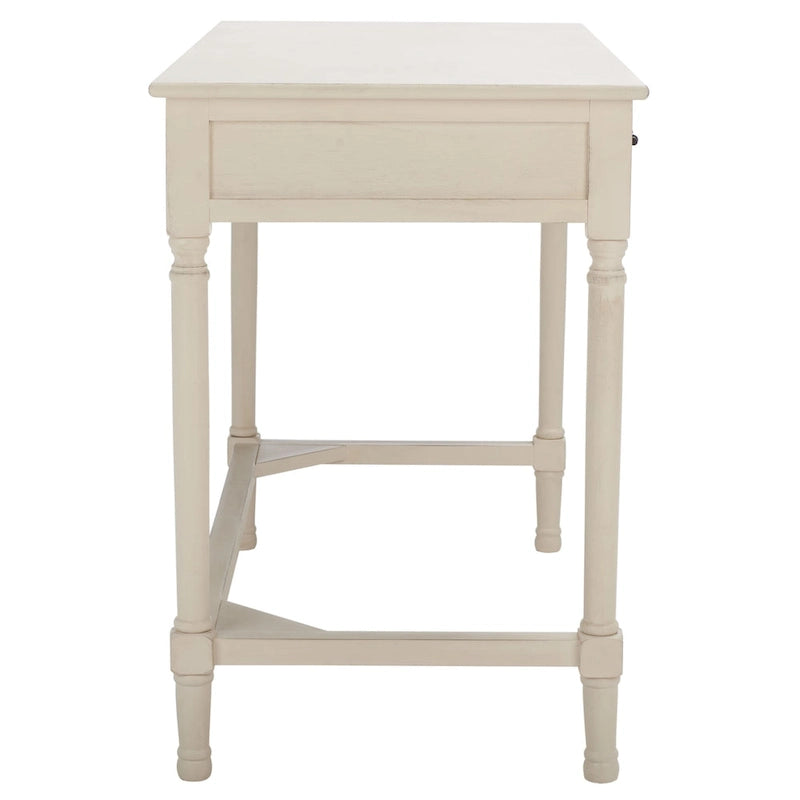 Escritorio de 2 cajones (Negro / Gris Topo / Gris Desgastado / Blanco) – 1 persona
