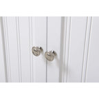 Mueble Esquinero de Cocina Blanco – 2 Puertas, 3 Estantes, 1 Persona