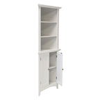 Mueble Esquinero de Cocina Blanco – 2 Puertas, 3 Estantes, 1 Persona