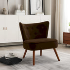 Sillón decorativo de terciopelo (gris / camel / negro / verde / azul verdoso / marrón / amarillo / azul / rosa palo / naranja), de una plaza