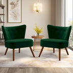 Sillón decorativo de terciopelo (gris / camel / negro / verde / azul verdoso / marrón / amarillo / azul / rosa palo / naranja), de una plaza