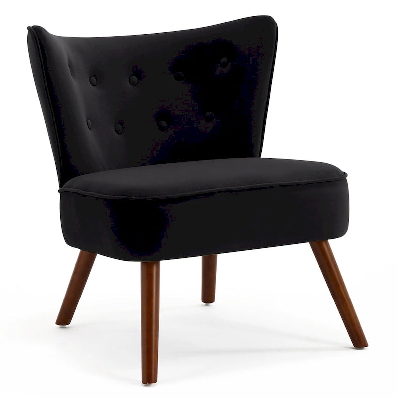 Sillón decorativo de terciopelo (gris / camel / negro / verde / azul verdoso / marrón / amarillo / azul / rosa palo / naranja), de una plaza
