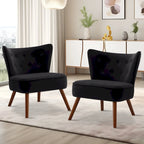 Sillón decorativo de terciopelo (gris / camel / negro / verde / azul verdoso / marrón / amarillo / azul / rosa palo / naranja), de una plaza