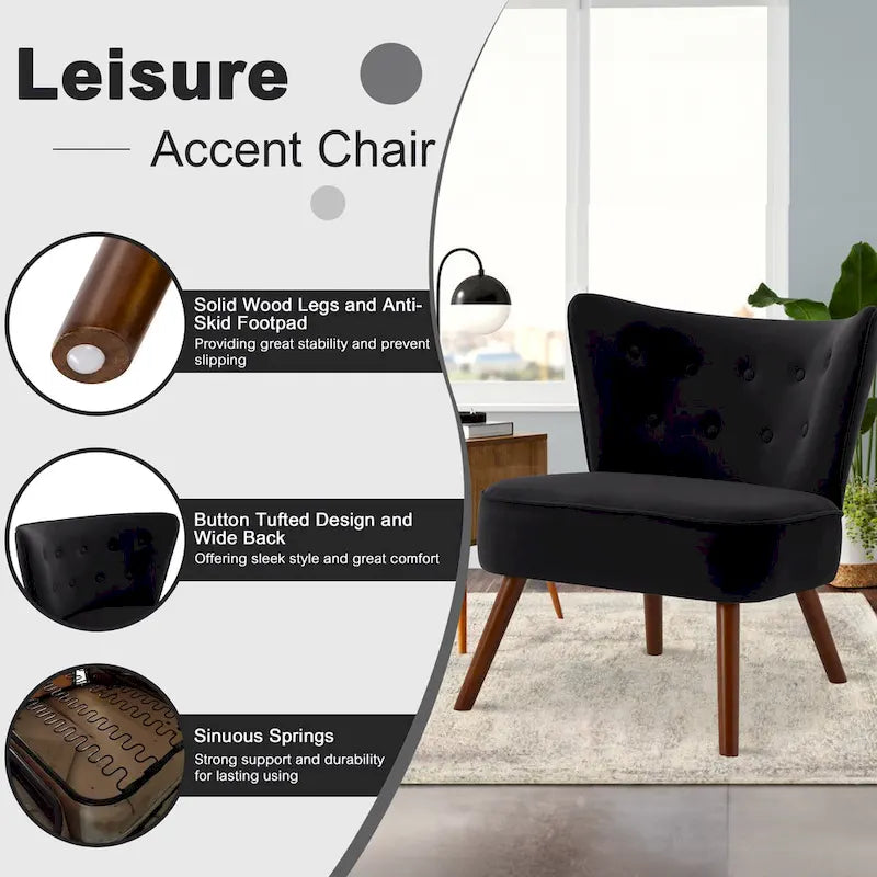 Sillón decorativo de terciopelo (gris / camel / negro / verde / azul verdoso / marrón / amarillo / azul / rosa palo / naranja), de una plaza