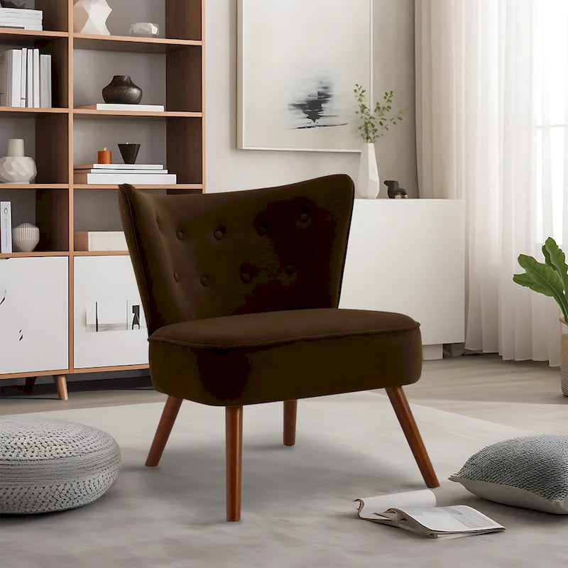 Sillón decorativo de terciopelo (gris / camel / negro / verde / azul verdoso / marrón / amarillo / azul / rosa palo / naranja), de una plaza