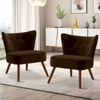 Sillón decorativo de terciopelo (gris / camel / negro / verde / azul verdoso / marrón / amarillo / azul / rosa palo / naranja), de una plaza