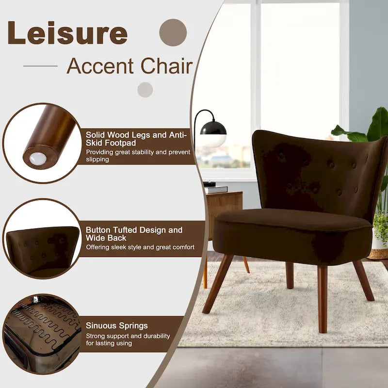 Sillón decorativo de terciopelo (gris / camel / negro / verde / azul verdoso / marrón / amarillo / azul / rosa palo / naranja), de una plaza