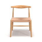 Silla de comedor Papercord, cordón natural/negro, estructura negra/natural — Para 1 persona