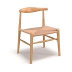Silla de comedor Papercord, cordón natural/negro, estructura negra/natural — Para 1 persona