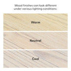 Consola moderna, 46", Madera maciza, Concha / Nogal / Pacana / Rubia / Blanco costero