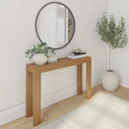 Consola moderna, 46", Madera maciza, Concha / Nogal / Pacana / Rubia / Blanco costero
