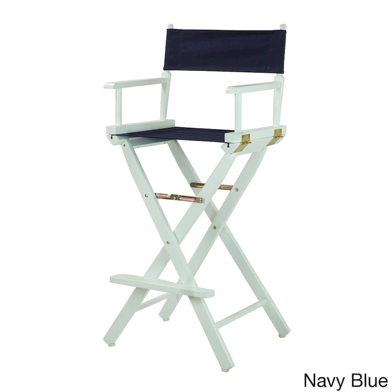Silla Plegable de Director de 30 Pulgadas con Reposapiés – Varios Colores, 1 Persona