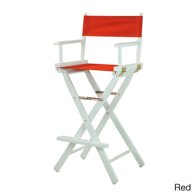 Silla Plegable de Director de 30 Pulgadas con Reposapiés – Varios Colores, 1 Persona