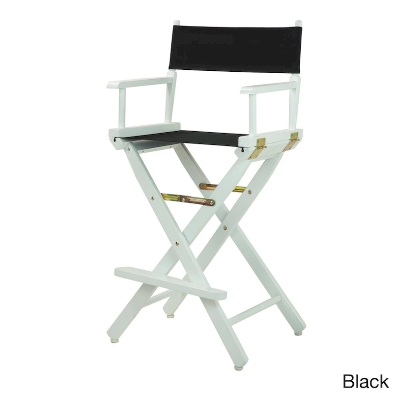 Silla Plegable de Director de 30 Pulgadas con Reposapiés – Varios Colores, 1 Persona