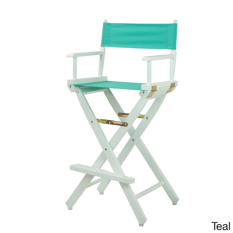 Silla Plegable de Director de 30 Pulgadas con Reposapiés – Varios Colores, 1 Persona