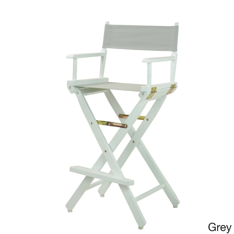 Silla Plegable de Director de 30 Pulgadas con Reposapiés – Varios Colores, 1 Persona