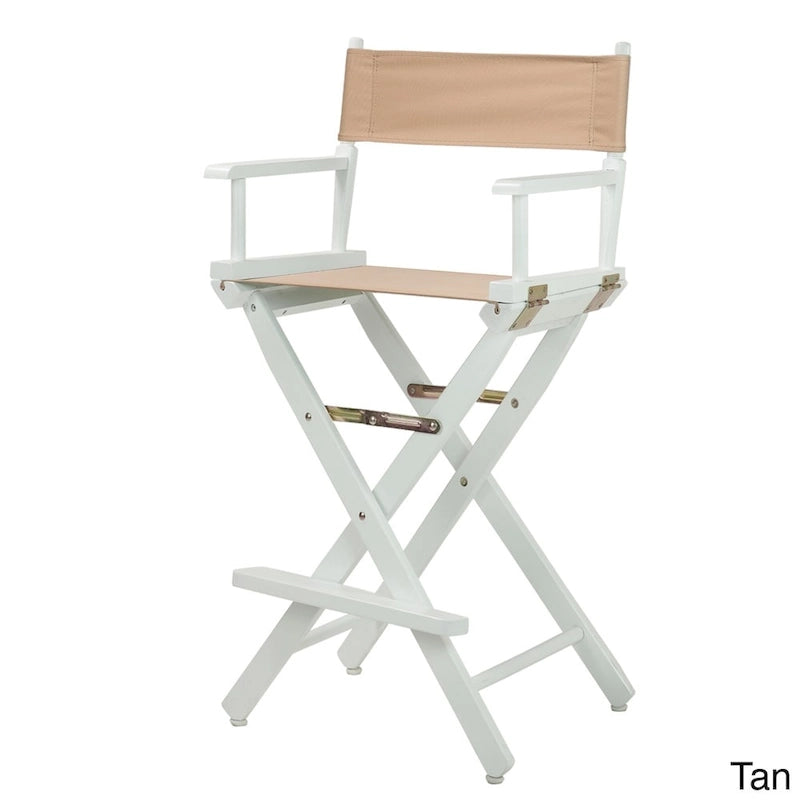 Silla Plegable de Director de 30 Pulgadas con Reposapiés – Varios Colores, 1 Persona