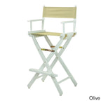 Silla Plegable de Director de 30 Pulgadas con Reposapiés – Varios Colores, 1 Persona