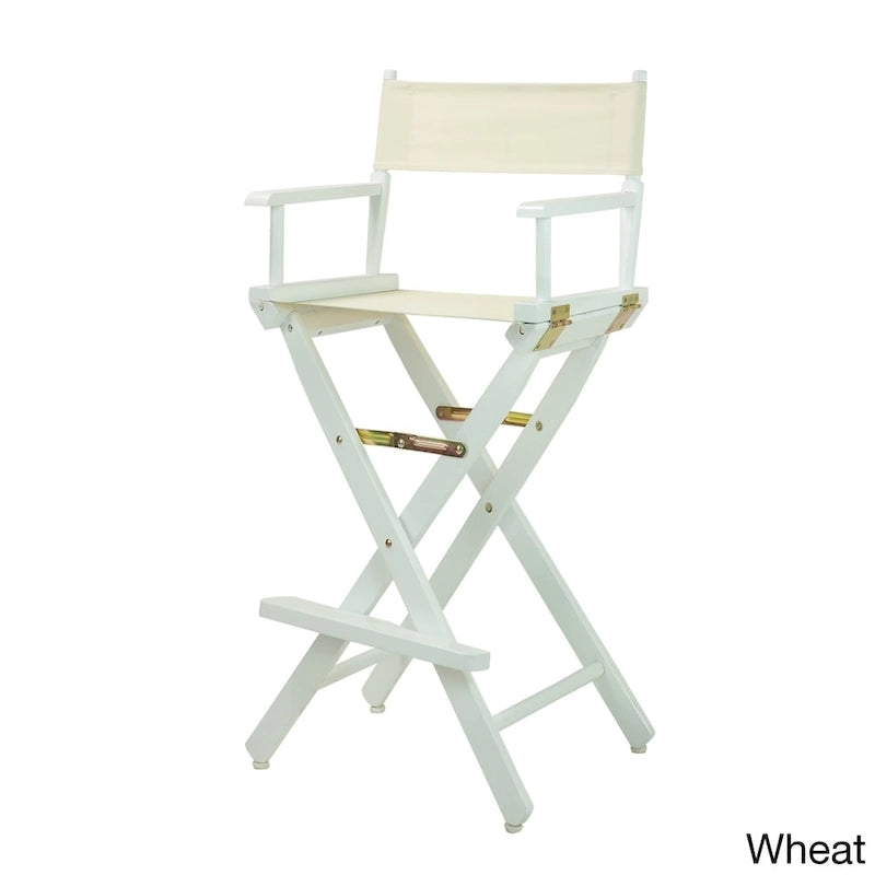 Silla Plegable de Director de 30 Pulgadas con Reposapiés – Varios Colores, 1 Persona