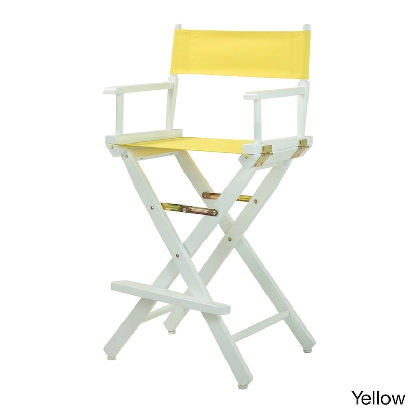 Silla Plegable de Director de 30 Pulgadas con Reposapiés – Varios Colores, 1 Persona
