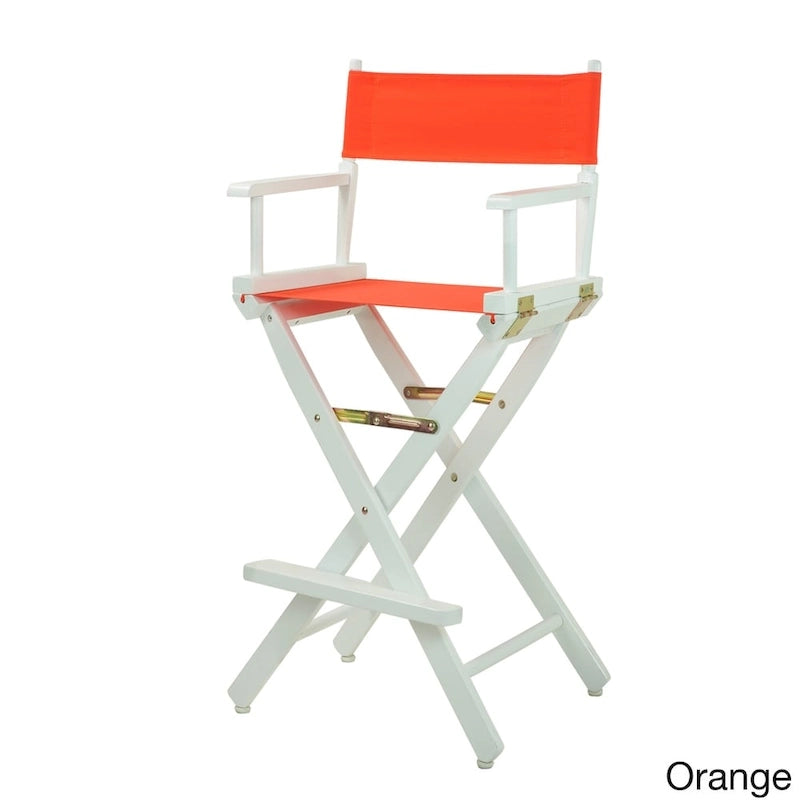 Silla Plegable de Director de 30 Pulgadas con Reposapiés – Varios Colores, 1 Persona