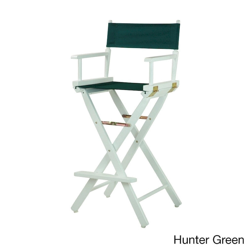 Silla Plegable de Director de 30 Pulgadas con Reposapiés – Varios Colores, 1 Persona