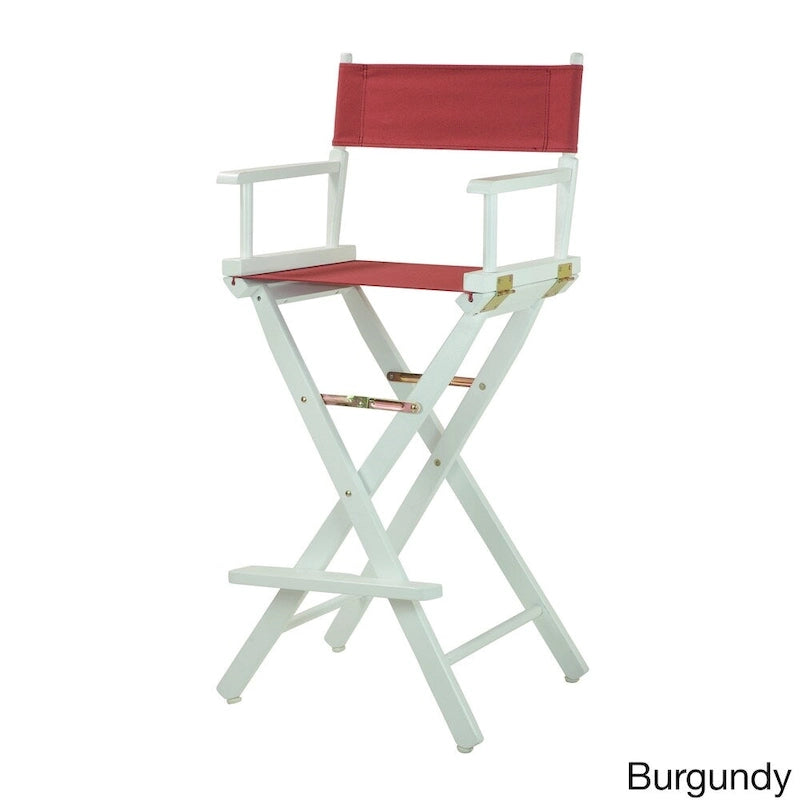 Silla Plegable de Director de 30 Pulgadas con Reposapiés – Varios Colores, 1 Persona
