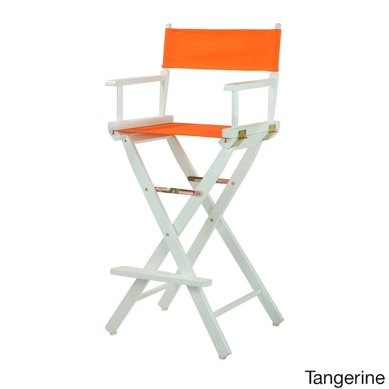 Silla Plegable de Director de 30 Pulgadas con Reposapiés – Varios Colores, 1 Persona