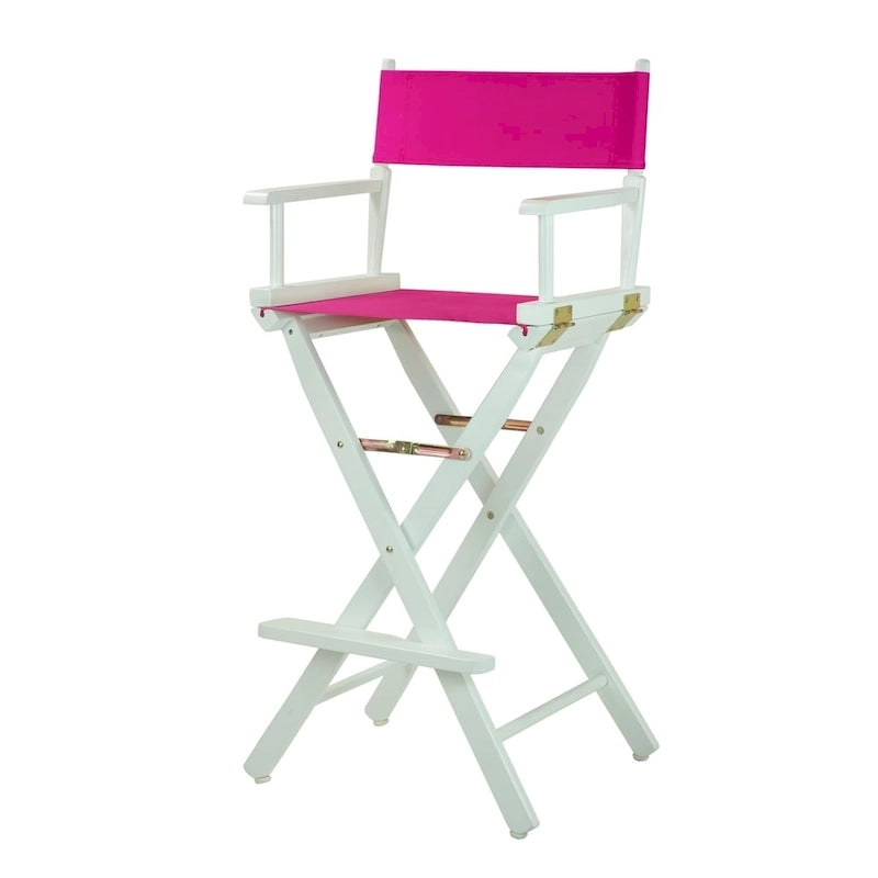 Silla Plegable de Director de 30 Pulgadas con Reposapiés – Varios Colores, 1 Persona