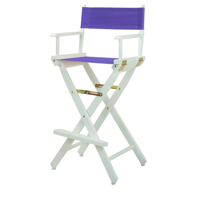 Silla Plegable de Director de 30 Pulgadas con Reposapiés – Varios Colores, 1 Persona