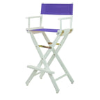 Silla Plegable de Director de 30 Pulgadas con Reposapiés – Varios Colores, 1 Persona