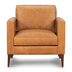 Poly & Bark Mateo Lounge Chair - Full Grain Genuine Italian Leather
