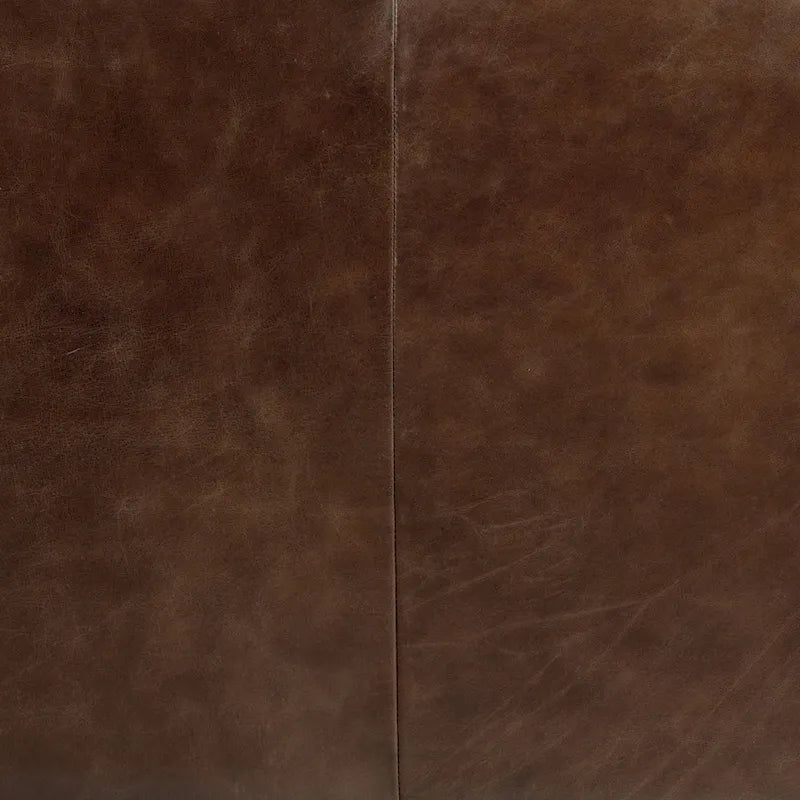 Sillón de cuero — Cuero italiano de plena flor, patas de nogal | Piedra Marrón / Negro Ónix / Tan Coñac / Marrón Chocolate | 1 Plaza