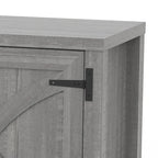 Mueble para TV con chimenea eléctrica rústico de 58" color café, 1 persona, para televisores de hasta 65"
