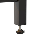 Mesa de centro elevable con luces LED y puertos USB – Marrón rústico / Roble gris / Negro / Nogal, para 2 personas