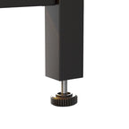 Mesa de centro elevable con luces LED y puertos USB – Marrón rústico / Roble gris / Negro / Nogal, para 2 personas