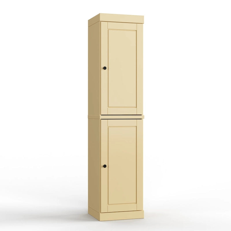 Mueble de baño de madera maciza en blanco / gris / azul verdoso / moca / negro — Cristal, esmerilado, estilo sólido o abierto, montaje para 1 persona