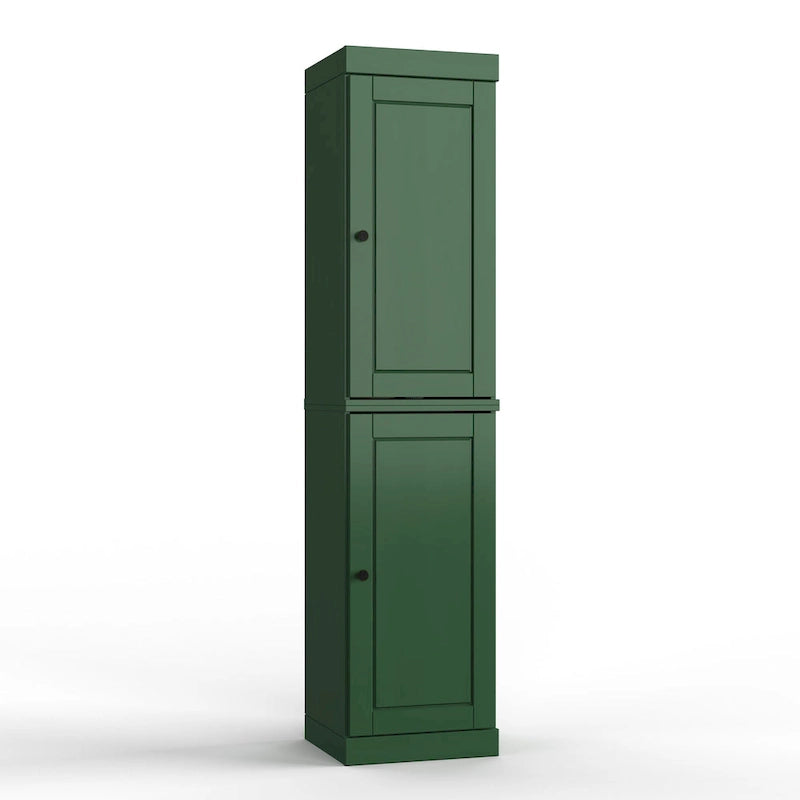 Mueble de baño de madera maciza en blanco / gris / azul verdoso / moca / negro — Cristal, esmerilado, estilo sólido o abierto, montaje para 1 persona