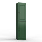 Mueble de baño de madera maciza en blanco / gris / azul verdoso / moca / negro — Cristal, esmerilado, estilo sólido o abierto, montaje para 1 persona